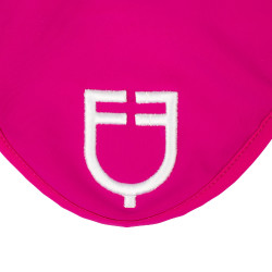 Touca anti-moscas em tecido técnico com logotipo Equestro Fúcsia / branco Rosa