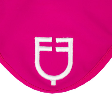 Touca anti-moscas em tecido técnico com logotipo Equestro Fúcsia / branco Rosa