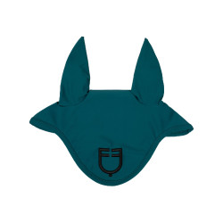 Touca anti-moscas em tecido técnico com logotipo Equestro Petróleo / preto Azul
