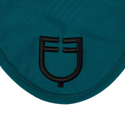 Touca anti-moscas em tecido técnico com logotipo Equestro Petróleo / preto Azul
