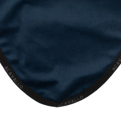 Touca antimoscas em tecido Louvre Acavallo Azul