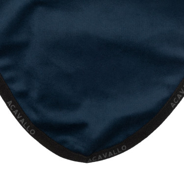 Touca antimoscas em tecido Louvre Acavallo Azul