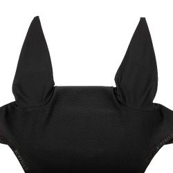 Touca anti-moscas em lycra com logotipo em silicone Acavallo Preto / preto Touca anti-moscas em lycra com logotipo em silicone Acavallo Preto / preto