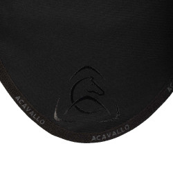 Touca anti-moscas em lycra com logotipo em silicone Acavallo Preto / preto Touca anti-moscas em lycra com logotipo em silicone Acavallo Preto / preto