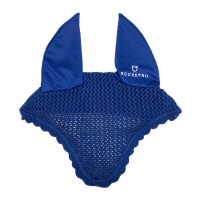 Touca anti-moscas de algodão com orelhas elásticas Equestro Azul royal