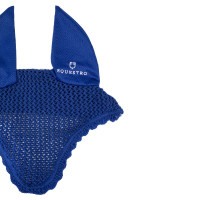 Touca anti-moscas de algodão com orelhas elásticas Equestro Azul royal