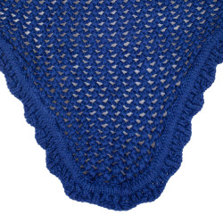 Touca anti-moscas de algodão com orelhas elásticas Equestro Azul royal