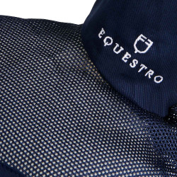 Touca anti-moscas em algodão antibacteriano Equestro Marinho / vermelho Azul