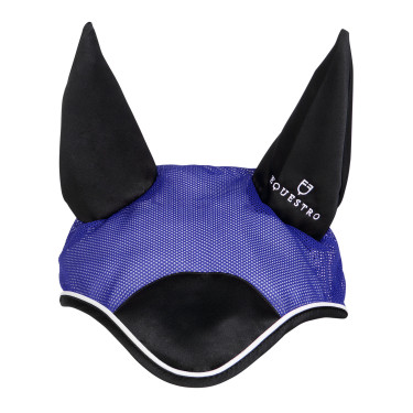 Touca anti-moscas em algodão antibacteriano Equestro Real / preto Azul