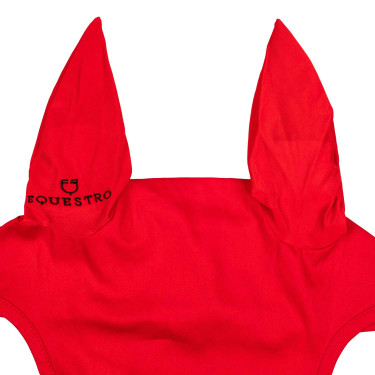 Touca anti-moscas coleção básica com orelhas elásticas Equestro Vermelho