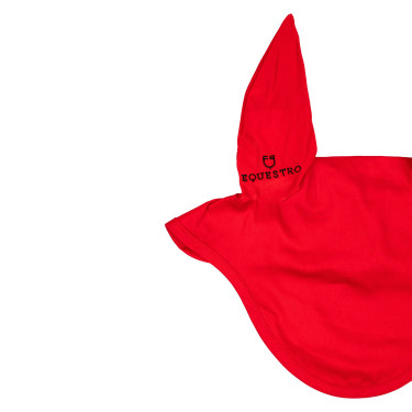 Touca anti-moscas coleção básica com orelhas elásticas Equestro Vermelho