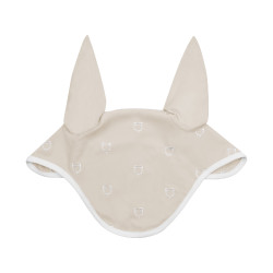 Boné anti-moscas com logotipo multicolorido White Line Edition Equestro Bege