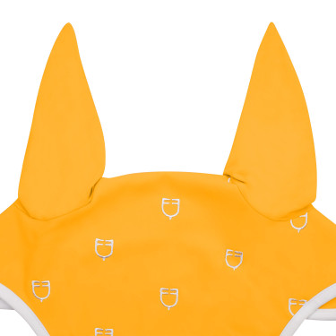 Boné anti-moscas com logotipo multicolorido White Line Edition Equestro Amarelo