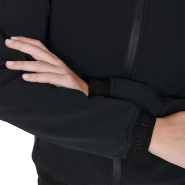 Blusão feminino em tecido técnico Equestro Preto