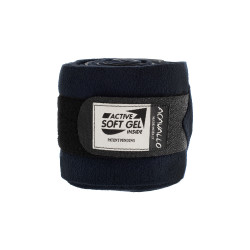 Bandas em gel e polar Acavallo por par Azul