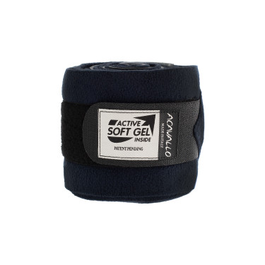 Bandas em gel e polar Acavallo por par Azul