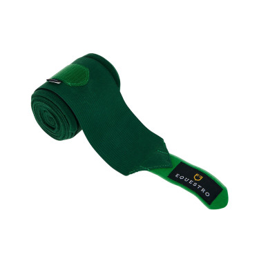 Bandagens de trabalho em polar e elástico respirável em conjunto de 4 Equestro Verde caçador Bandagens de trabalho em polar e elástico respirável em conjunto de 4 Equestro Verde caçador