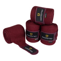 Bandagens de repouso em lã, conjunto com 4, Equestro Preto