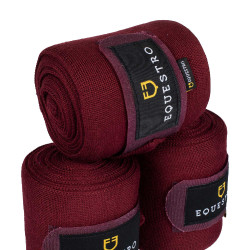 Bandagens de repouso em lã, conjunto com 4, Equestro Bandagens de repouso em lã, conjunto com 4, Equestro