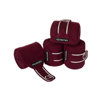 Bandas de polo transpirables Diamond por 4 Equestro Bordéus Bordô Bandas de polo transpirables Diamond por 4 Equestro Bordéus Bordô