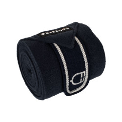 Bandas de polo transpirables Diamond por 4 Equestro Marinho Azul-marinho