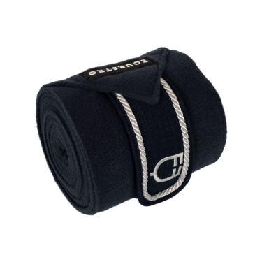 Bandas de polo transpirables Diamond por 4 Equestro Marinho Azul-marinho