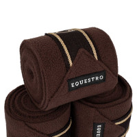 Bandas de polo para pony con logo bordado Diamond en juego de 4 Equestro Branco Bandas de polo para pony con logo bordado Diamond en juego de 4 Equestro Branco