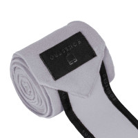 Bandagens de polo em conjunto de 4 Equestro Cinza / preto Cinzento Bandagens de polo em conjunto de 4 Equestro Cinza / preto Cinzento