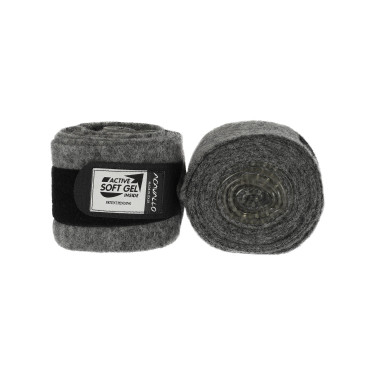 Bandagens de polo em lã virgem com gel Acavallo por par Bandagens de polo em lã virgem com gel Acavallo por par
