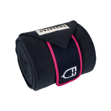 Bandagens de polo com fecho de velcro Trim em conjunto de 4 Equestro Bandagens de polo com fecho de velcro Trim em conjunto de 4 Equestro