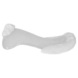 Amortecedor terapêutico em gel com elevação frontal em lã ecológica Acavallo Amortecedor terapêutico em gel com elevação frontal em lã ecológica Acavallo