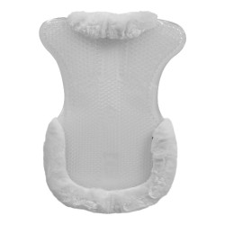 Amortecedor terapêutico em gel com elevação frontal em lã ecológica Acavallo Amortecedor terapêutico em gel com elevação frontal em lã ecológica Acavallo