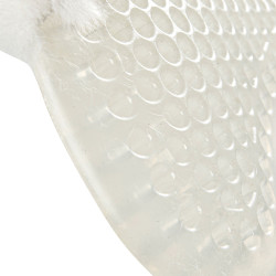 Amortecedor terapêutico em gel com elevação frontal em lã ecológica Acavallo Transparente / natural Amortecedor terapêutico em gel com elevação frontal em lã ecológica Acavallo Transparente / natural