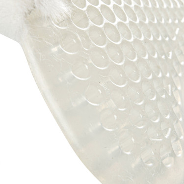 Amortecedor terapêutico em gel com elevação frontal em lã ecológica Acavallo Transparente / natural Amortecedor terapêutico em gel com elevação frontal em lã ecológica Acavallo Transparente / natural