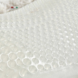 Amortecedor terapêutico em gel com elevação frontal em lã ecológica Acavallo Transparente / natural Amortecedor terapêutico em gel com elevação frontal em lã ecológica Acavallo Transparente / natural