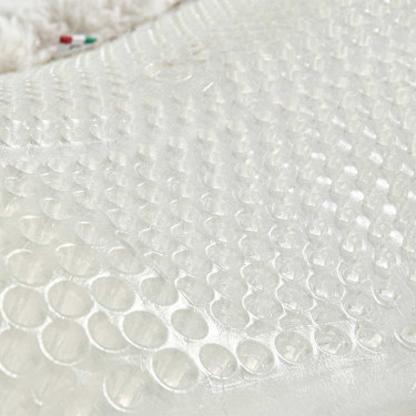 Amortecedor terapêutico em gel com elevação frontal em lã ecológica Acavallo Transparente / natural Amortecedor terapêutico em gel com elevação frontal em lã ecológica Acavallo Transparente / natural