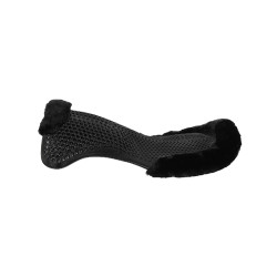 Amortecedor terapêutico em gel com elevação frontal em lã ecológica Acavallo Preto / preto Amortecedor terapêutico em gel com elevação frontal em lã ecológica Acavallo Preto / preto