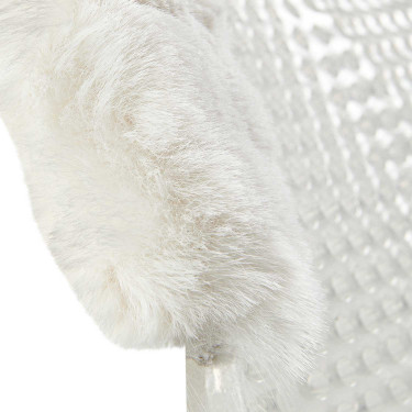 Amortecedor terapêutico em gel com elevação traseira em lã ecológica Acavallo Transparente / natural