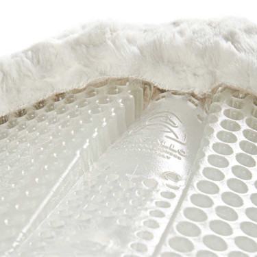 Amortecedor terapêutico em gel com elevação traseira em lã ecológica Acavallo Transparente / natural