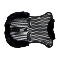 Amortecedor terapêutico em gel com elevação traseira em lã ecológica Acavallo Transparente / branco