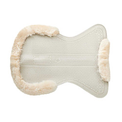Amortecedor terapêutico em gel recortado com borda em lã de carneiro com Dri-Lex Acavallo Transparente / natural Amortecedor terapêutico em gel recortado com borda em lã de carneiro com Dri-Lex Acavallo Transparente / natural