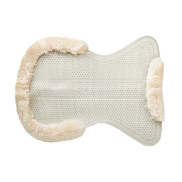 Amortecedor terapêutico em gel recortado com borda em lã de carneiro com Dri-Lex Acavallo Transparente / natural Amortecedor terapêutico em gel recortado com borda em lã de carneiro com Dri-Lex Acavallo Transparente / natural