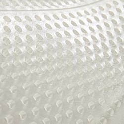 Amortecedor terapêutico em gel recortado com borda em lã de carneiro com Dri-Lex Acavallo Transparente / natural