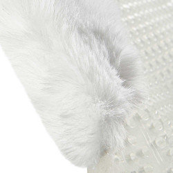 Amortecedor terapêutico em gel recortado em lã ecológica Acavallo Transparente / branco