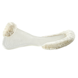 Amortecedor terapêutico em gel recortado em lã ecológica Acavallo Transparente / natural