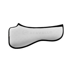 Amortecedor terapêutico com espuma de memória e aderência em silicone Acavallo Branco / preto