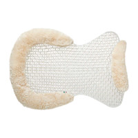 Amortecedor respirável em gel com recorte em lã de carneiro Acavallo Transparente / natural Amortecedor respirável em gel com recorte em lã de carneiro Acavallo Transparente / natural