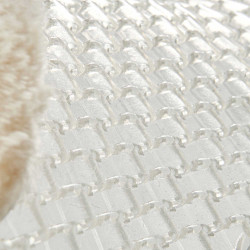 Amortecedor respirável em gel com recorte em lã de carneiro Acavallo Transparente / natural