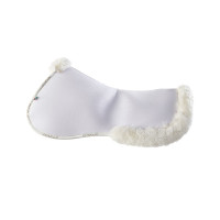 Amortecedor com memória de forma com elevação frontal e traseira em EVA Acavallo Branco / branco Amortecedor com memória de forma com elevação frontal e traseira em EVA Acavallo Branco / branco