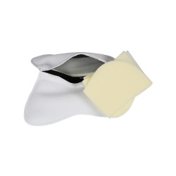 Amortecedor com memória de forma com elevação traseira em lã completa Acavallo Branco